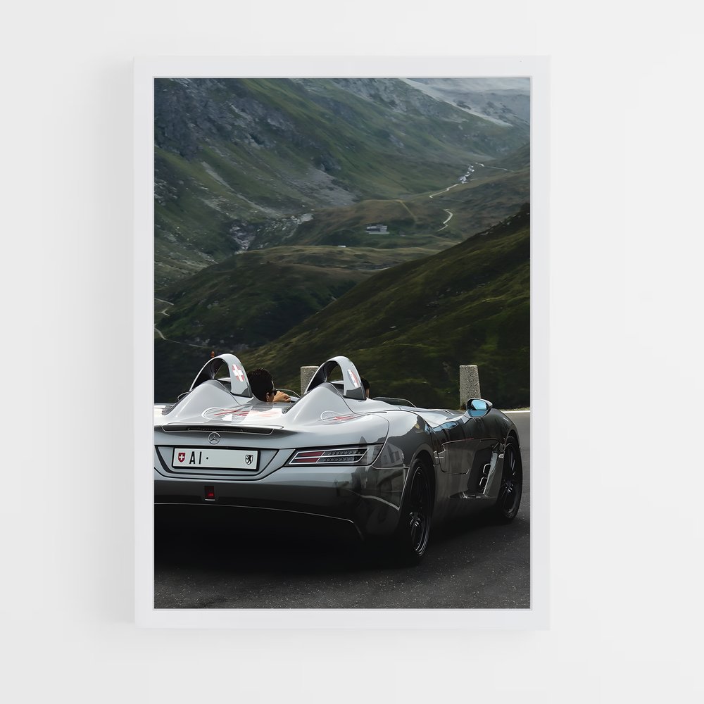 Poster La Montée Argentée – affiche Mercedes (vue 3)